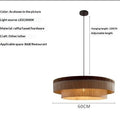 Fabric Pendant Light – Wabi-Sabi LED for Bedroom & Bedside, Dining Room & Kitchen, Restaurant & Café | Solenne Halo by Evenlyr