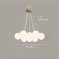 Glass Chandelier – Modern Minimalist for Dining Room, Living Room, Hotel Lobby | Elaris Arc by Evenlyr