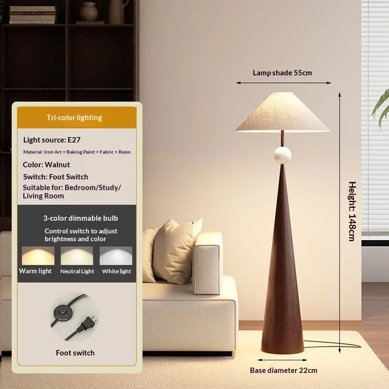 Soren Loop Fabric Floor Lamp – Wabi-Sabi – product detail 7
