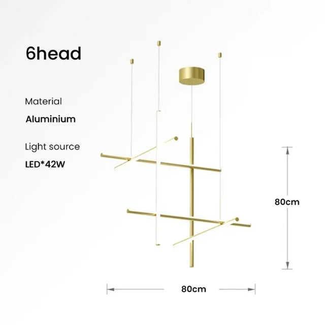 Caspian Arc Sculptural Aluminum Pendant Light – product view 8