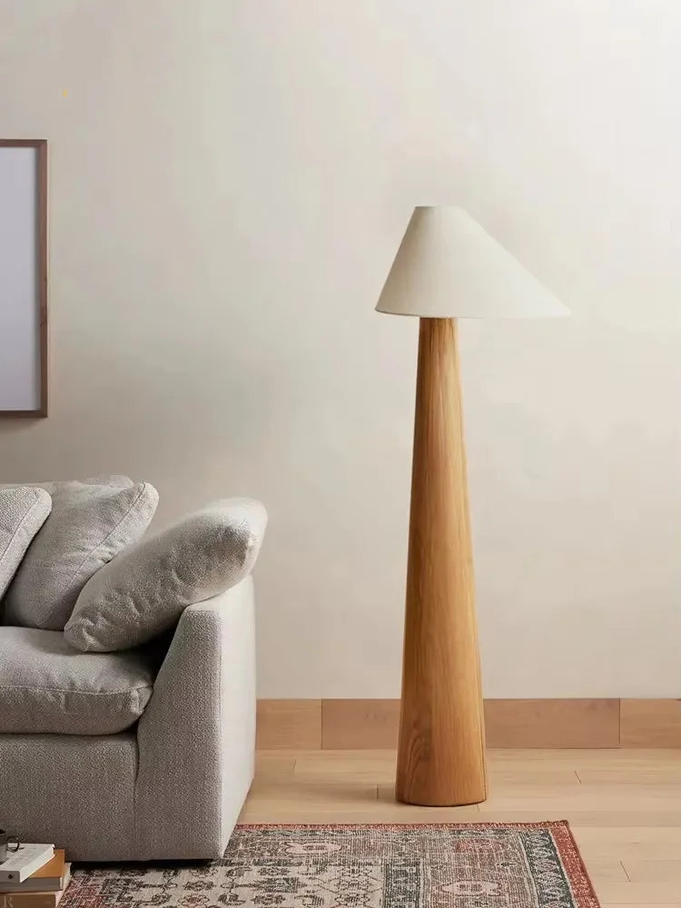 Selene Halo Wood Floor Lamp – product view 5