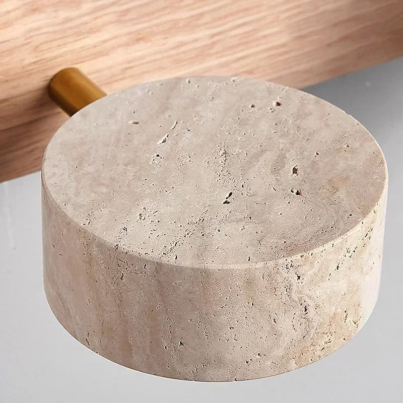 Metal Round Wall Sconce – Wabi-Sabi Japanese LED for Bathroom | Oriana Arc by Evenlyr