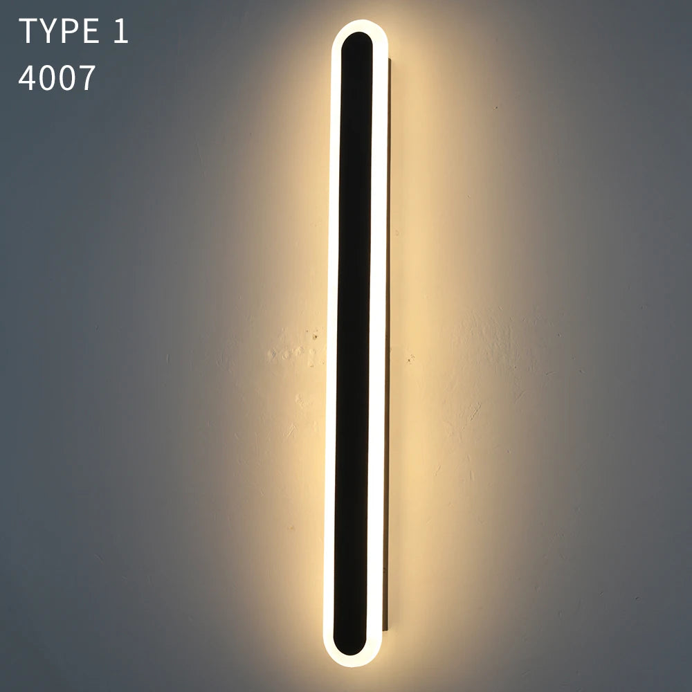 Quintara Long Aluminum Outdoor Wall Light for Porch – IP65 – detail view 8