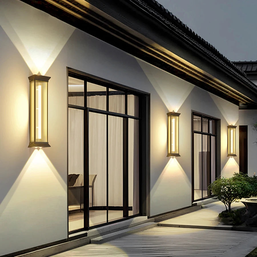 Belluno Stainless Steel Outdoor Wall Light for Exterior Wall – detail view 3