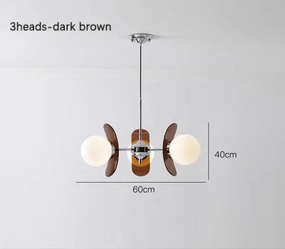 Merano Bauhaus Glass-Ball Chandelier for Dining Table – Mid-Century