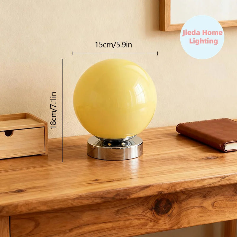 Modern Glass Dimmable Desk Lamp – detail view 3