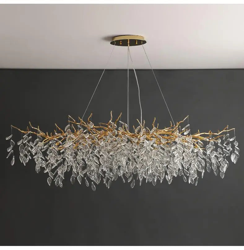 Hesper Arc Branch Crystal Pendant Light – product view 11