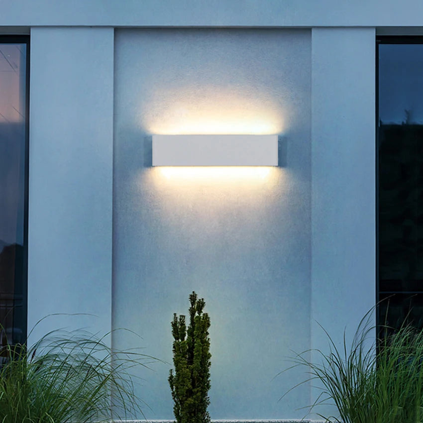 Orlena 30cm 20W Dual-Sided Outdoor Wall Light – IP65 – detail view 4