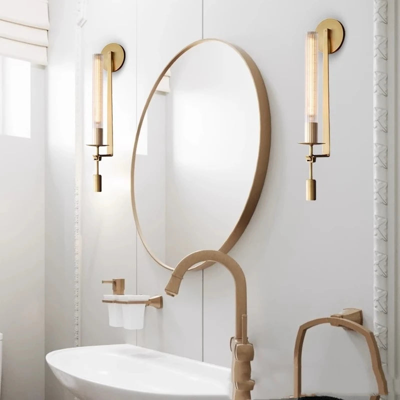 Xavia Veil Glass Wall Sconce – product view 6