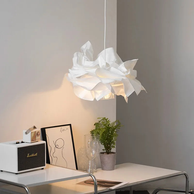 Paper Chandelier – Modern Minimalist Dimmable LED for Living Room, Bedroom, Dining Room | Thalia Petal by Evenlyr