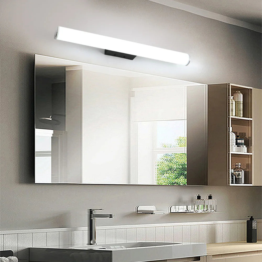 Metal Wall Sconce – Modern LED for Bathroom, Bedroom & Bedside, Restaurant & Café | Amaya Contour by Evenlyr