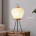 Rice Paper Floor Lamp – Wabi-Sabi Japanese for Bedroom, Reading Corner, Hotel Lounge | Fiora Orbit by Evenlyr