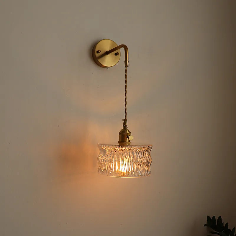 Vintage Copper Plug-In Vanity Light – detail view 3