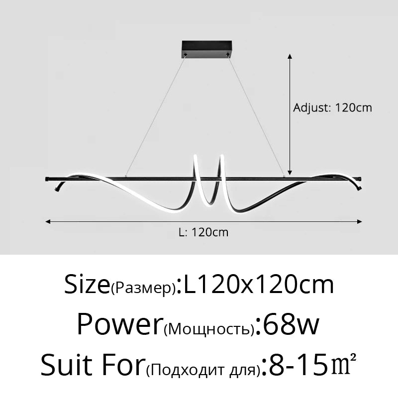 Ayla Orbit Aluminum Pendant Light – Dimmable – product detail 12