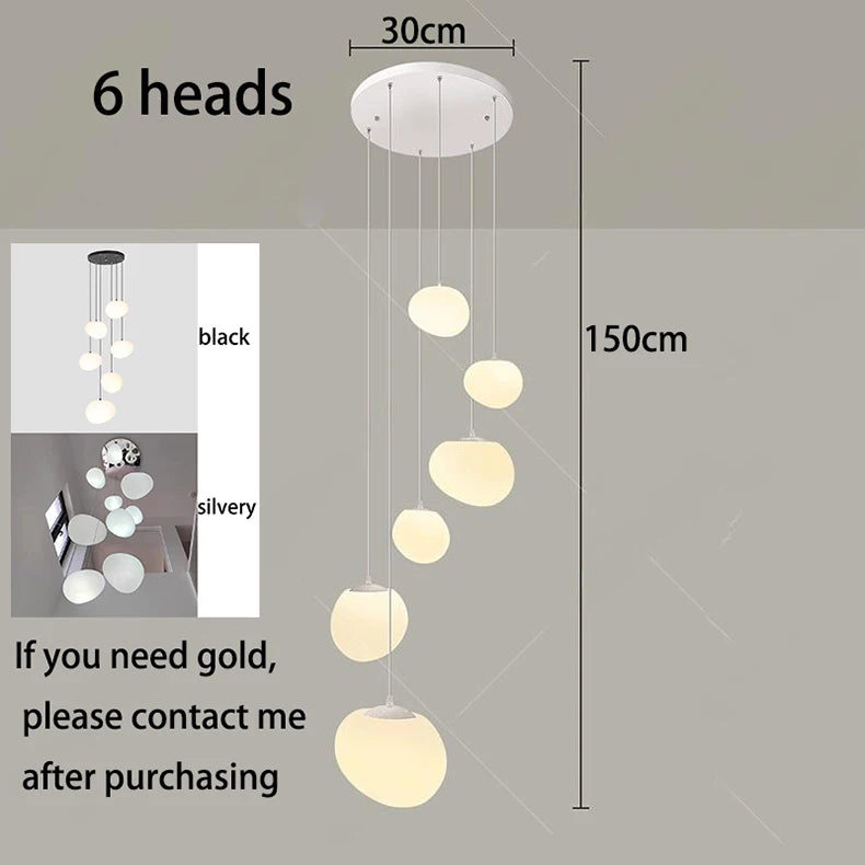 Linea Column Acrylic Chandelier – Remote Control – product detail 12