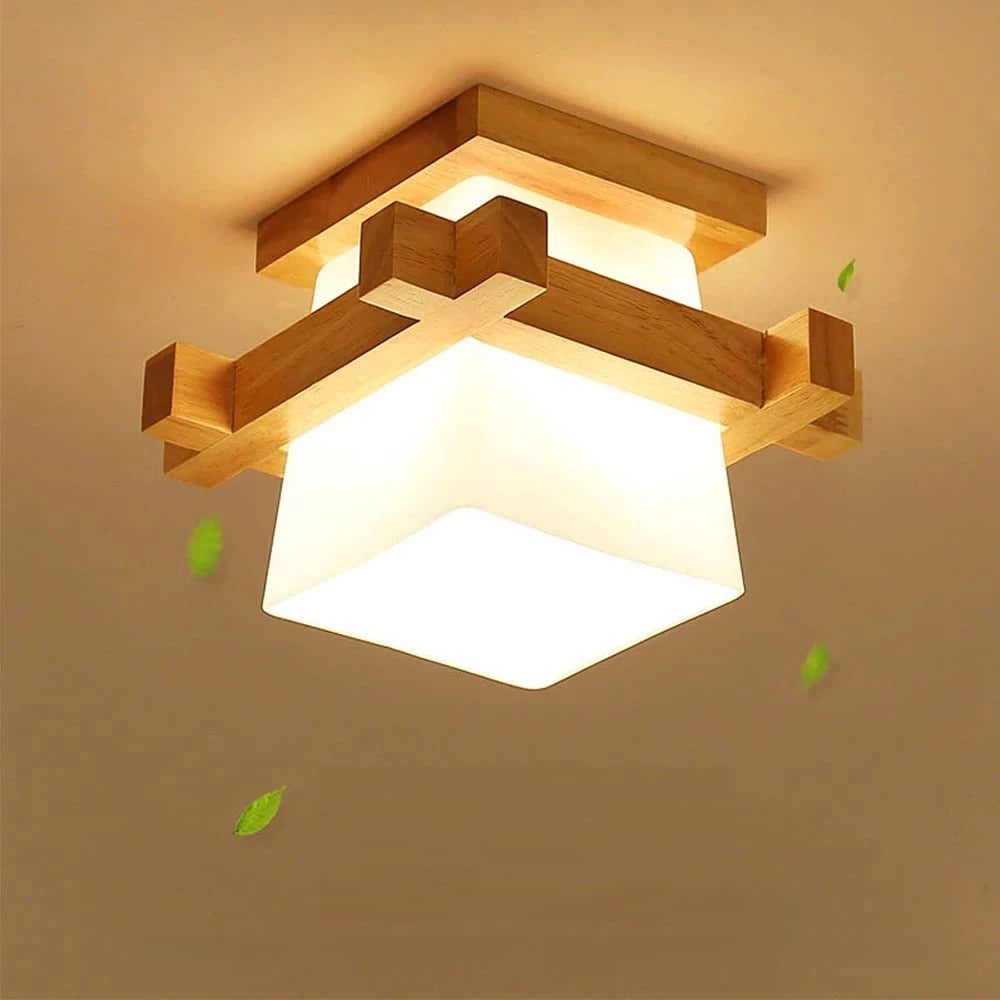 Minimalist Glass Ceiling Light – product view