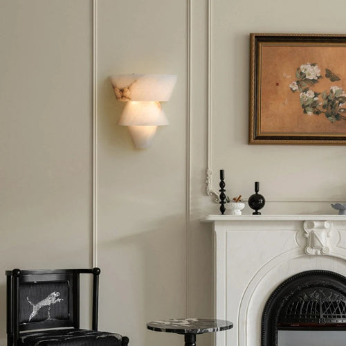 Damaris Veil Alabaster Vanity Light – product view 2
