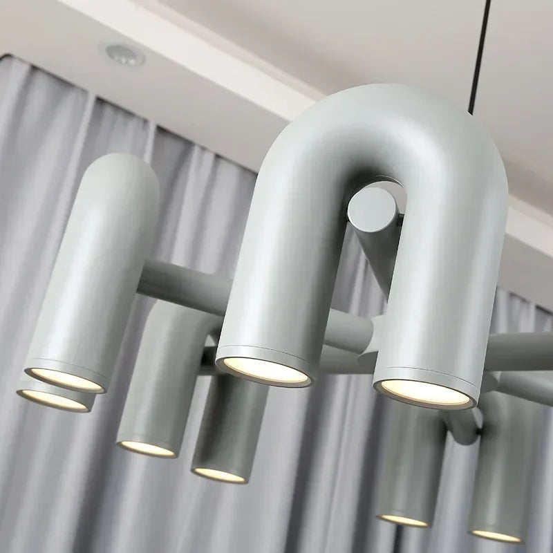 Elowen Arc Adjustable Metal Pendant Light – product view 3