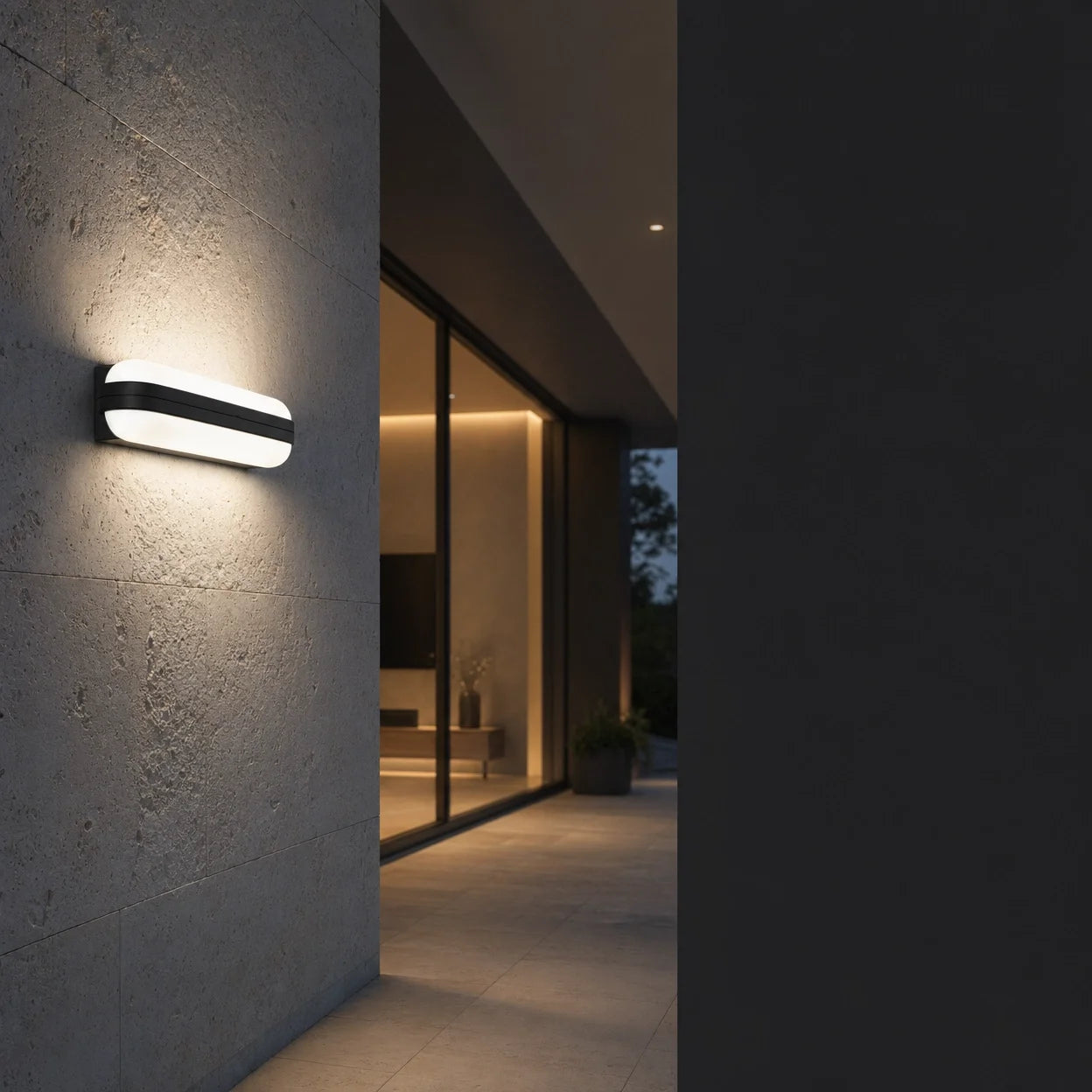 Kensley Up & Down Beam Outdoor Wall Light for Porch – IP65