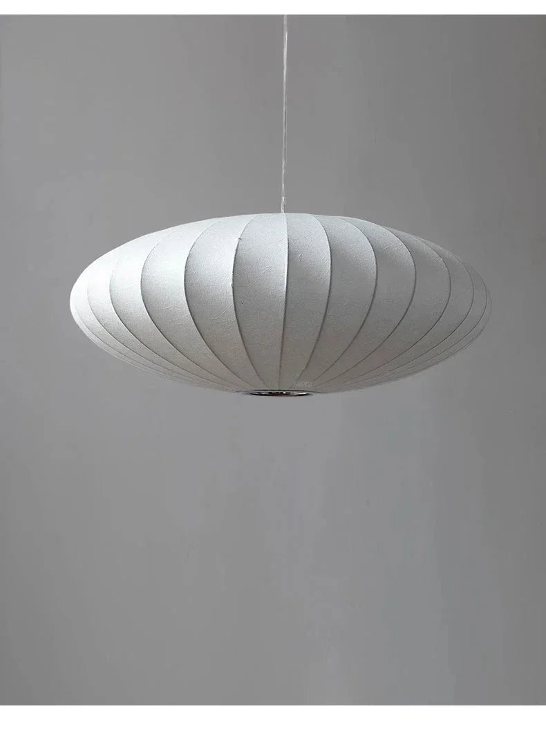 Fabric Chandelier – Wabi-Sabi Japanese Dimmable LED for Dining Room, Living Room, Hotel Lobby | Coralie Cascade by Evenlyr
