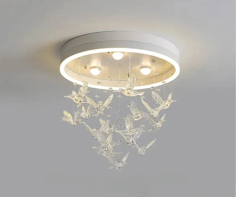 Modern Minimalist Flush Mount Ceiling Light – Metal Smart LED for Dining Room, Trade Projects | Elaris Veil by Evenlyr