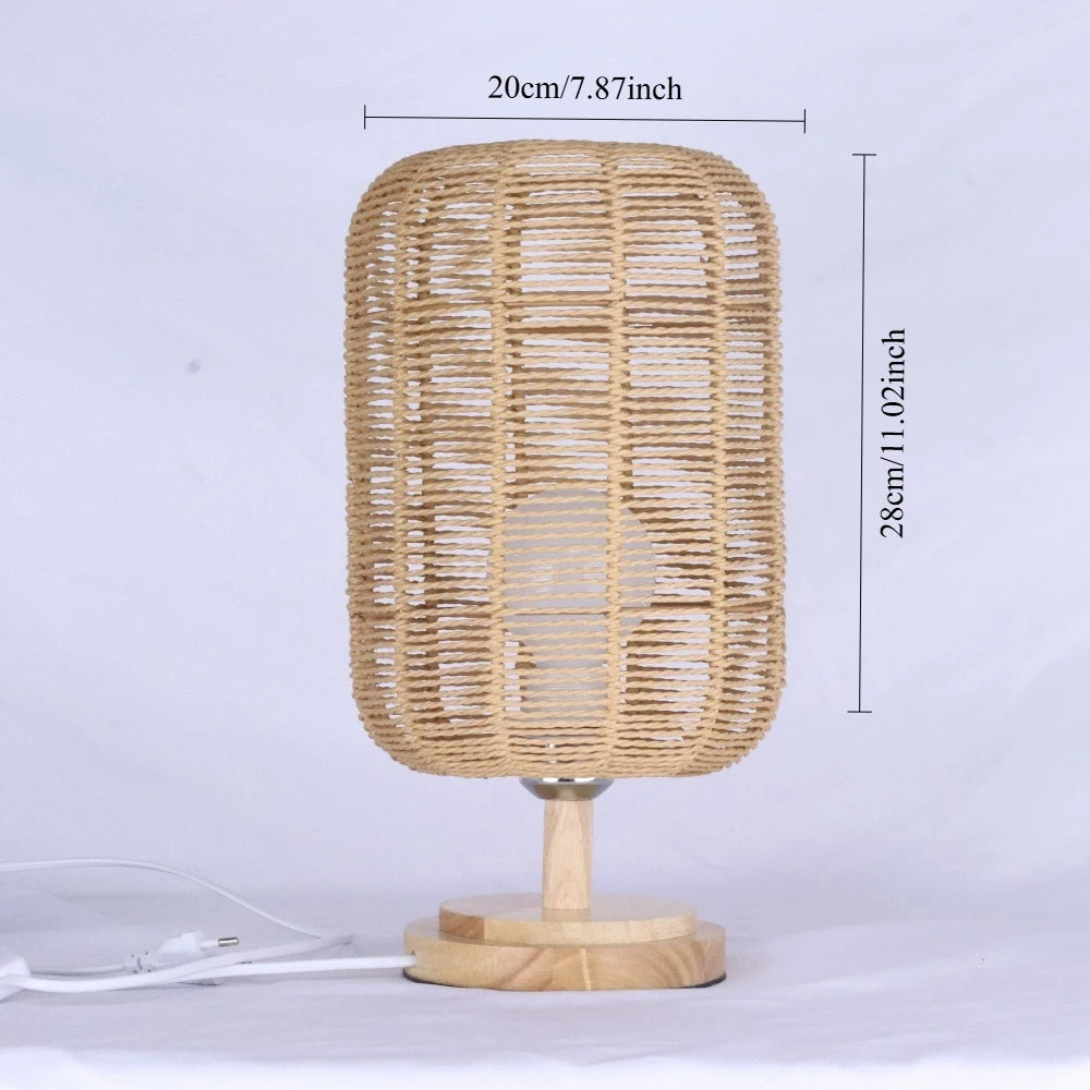 Paper & Rattan Pendant Light – Organic Modern for Kitchen Island, Dining Room, Restaurant | Mirelle Orbit by Evenlyr