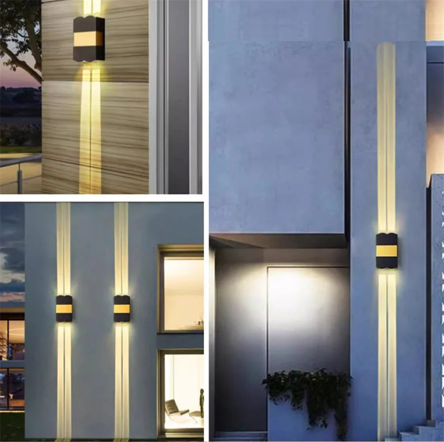 Aurelia 40W Outdoor LED Wall Washer for Porch – Up & Down Beam