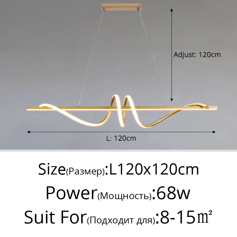 Ayla Orbit Aluminum Pendant Light – Dimmable – product detail 10