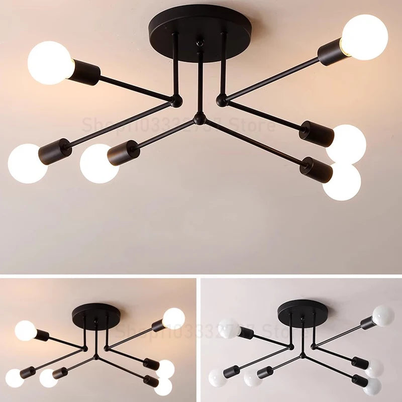 Metal Chandelier – Modern for Living Room, Dining Room & Kitchen | Alora Frame by Evenlyr