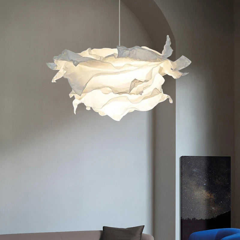 Paper Chandelier – Modern Minimalist Dimmable LED for Living Room, Bedroom, Dining Room | Thalia Petal by Evenlyr