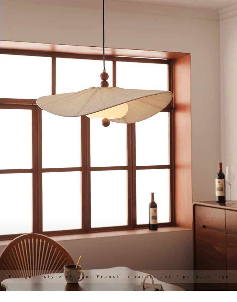 Fabric & Glass Chandelier – Wabi-Sabi Vintage for Hotel & Hospitality, Restaurant & Café | Elowen Veil by Evenlyr