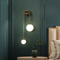 Glass Wall Sconce – Modern Minimalist for Bedroom, Living Room, Bathroom | Elowen Dome by Evenlyr