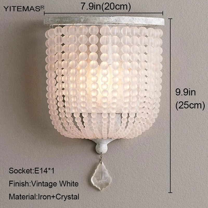 Palermo Antique Silver Crystal Chandelier for Bedroom – French Country – detail view 10
