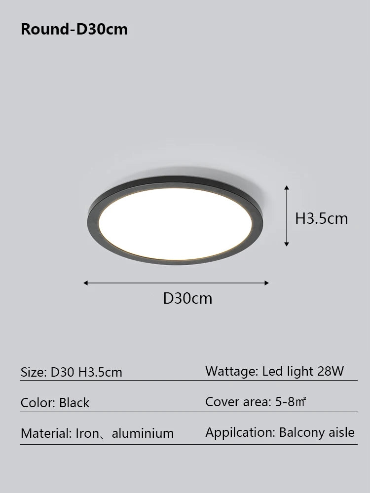 Noemi Halo Aluminum Ceiling Light
