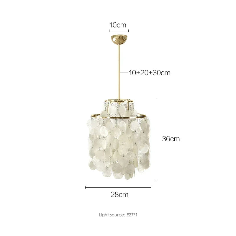 Fiore Arc Sculptural Metal Pendant Light – product view 9