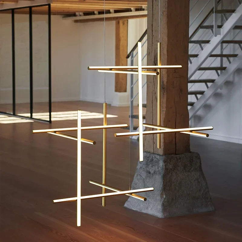 Caspian Arc Sculptural Aluminum Pendant Light – product view 5