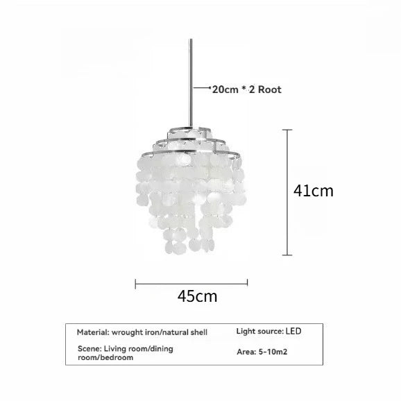 Fiore Arc Sculptural Metal Pendant Light – product view 11