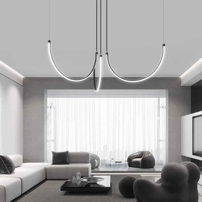 Dorian Arc Copper Pendant Light – product view 2