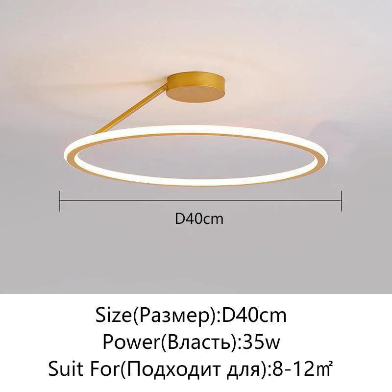 Caspian Round Modern Chandelier for Bedroom – Dimmable – detail view 7