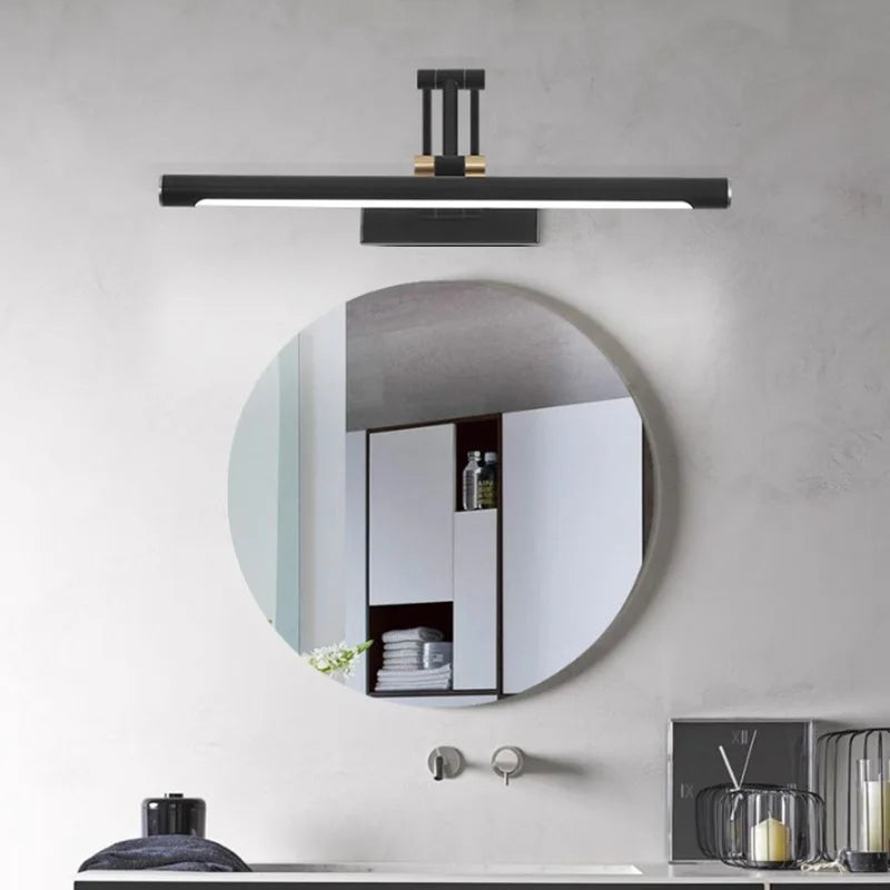 Juniper Foldable LED Vanity Mirror Light for Bathroom – detail view 4