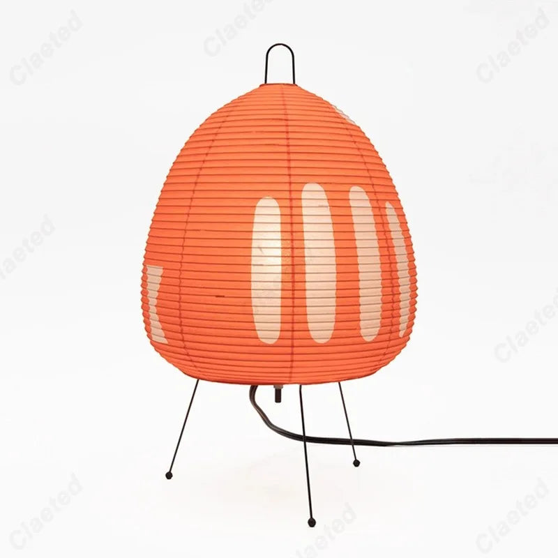 Rice Paper Floor Lamp – Vintage Modern for Living Room, Bedroom, Reading Corner | Solenne Cascade by Evenlyr