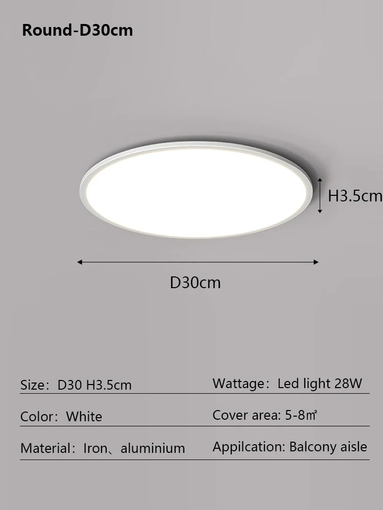 Noemi Halo Aluminum Ceiling Light – product view 11
