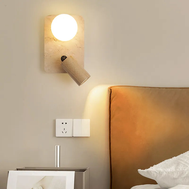 Designer Wall Sconce – Wabi-Sabi Japanese for Bedroom, Hallway, Living Room | Aurelia Dome by Evenlyr