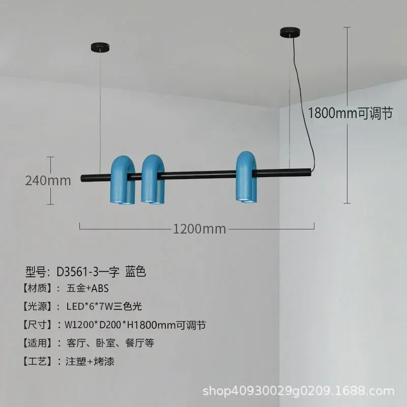 Elowen Arc Adjustable Metal Pendant Light – product view 19
