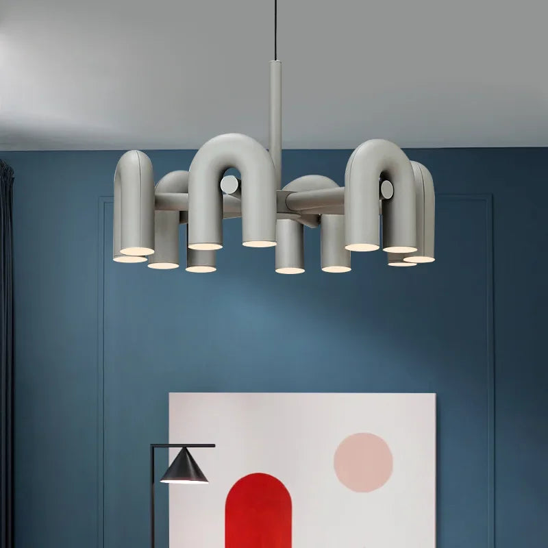 Metal Pendant Light – Art Deco for Dining Room, Living Room, Kitchen Island | Solenne Arc by Evenlyr