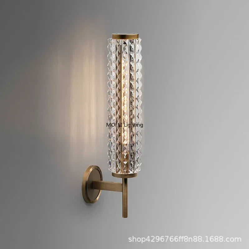Caelia Veil Copper Wall Sconce – Art Deco Copper Wall Sconces for Dining Room