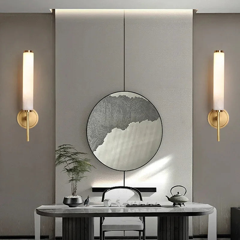 Arco Form Marble Wall Sconce – Modern – product detail 4