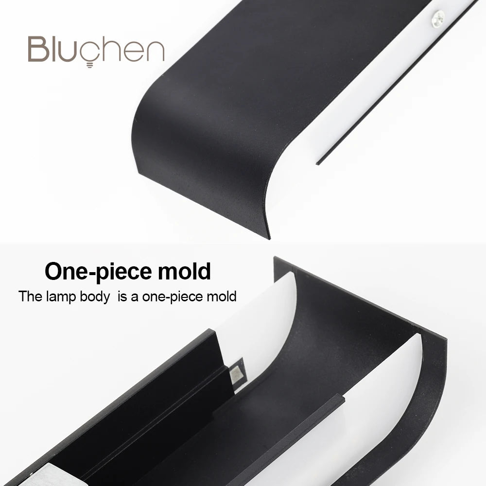 Aurelia Aluminum Modern Wall Sconce for Bedroom – detail view 5