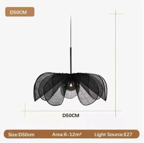 Thea Aura Fabric Chandelier – Wabi-Sabi – product detail 8