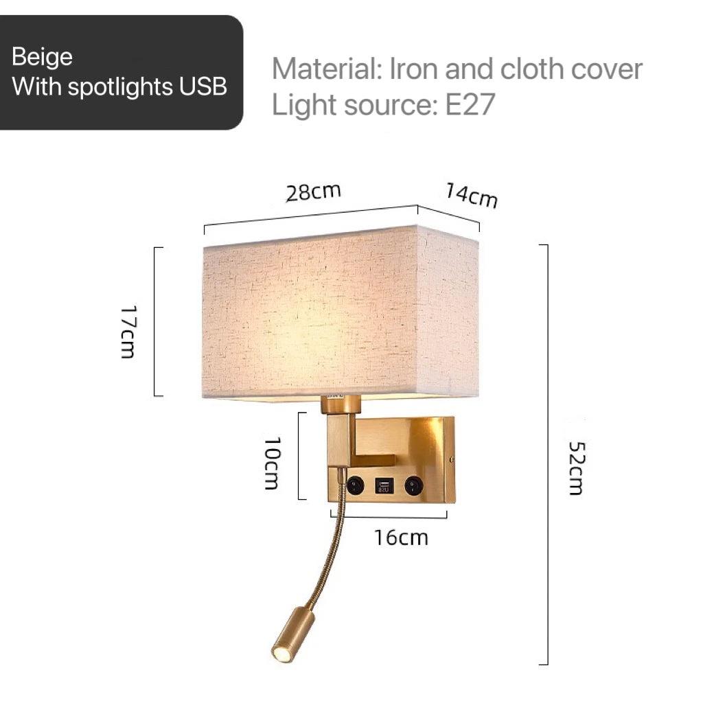 Wren Veil Fabric Wall Sconce – product view 15